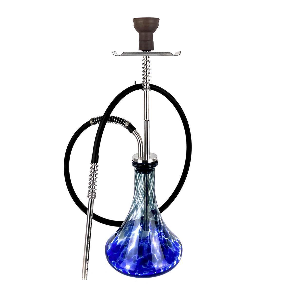 Кальян Hookah Trumpet Silver колба Craft XL Blue