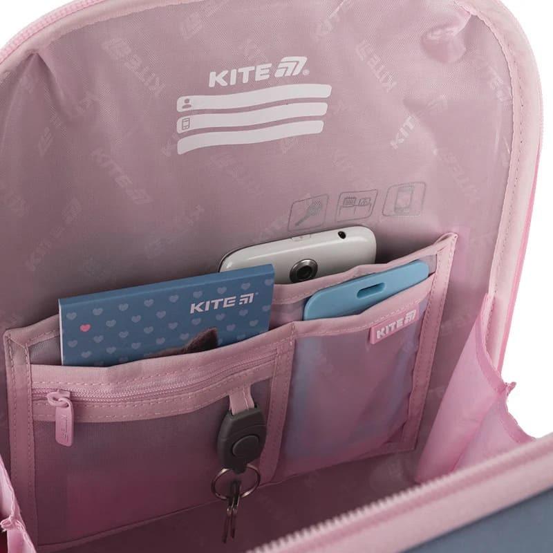 Школьный рюкзак каркасный KITE Education 555 College Line Girl 14 л Серый (K25-555S-6) - фото 10 Школьный рюкзак каркасный KITE Education 555 College Line Girl 14 л Серый (K25-555S-6) - фото 10