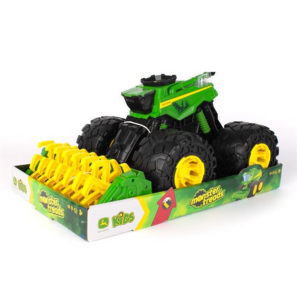 Игрушечный комбайн John Deere Kids Monster Treads с молотилкой и большими колесами (47329) - фото 2