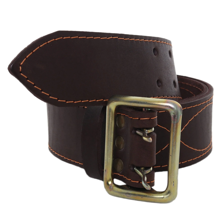 Ремень с пряжкой Портупея военный кожа до 110 см Коричневый Ремень с пряжкой Портупея военный кожа до 110 см Коричневый