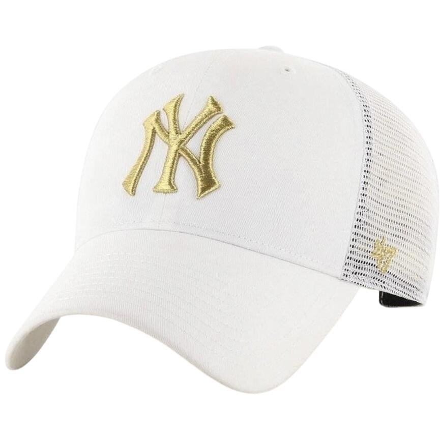 Кепка 47 Brand NEW YORK YANKEES BRANSON MESH METALLIC Біло-золотий (B-BRMTL17CTP-WH) Кепка 47 Brand NEW YORK YANKEES BRANSON MESH METALLIC Біло-золотий (B-BRMTL17CTP-WH)