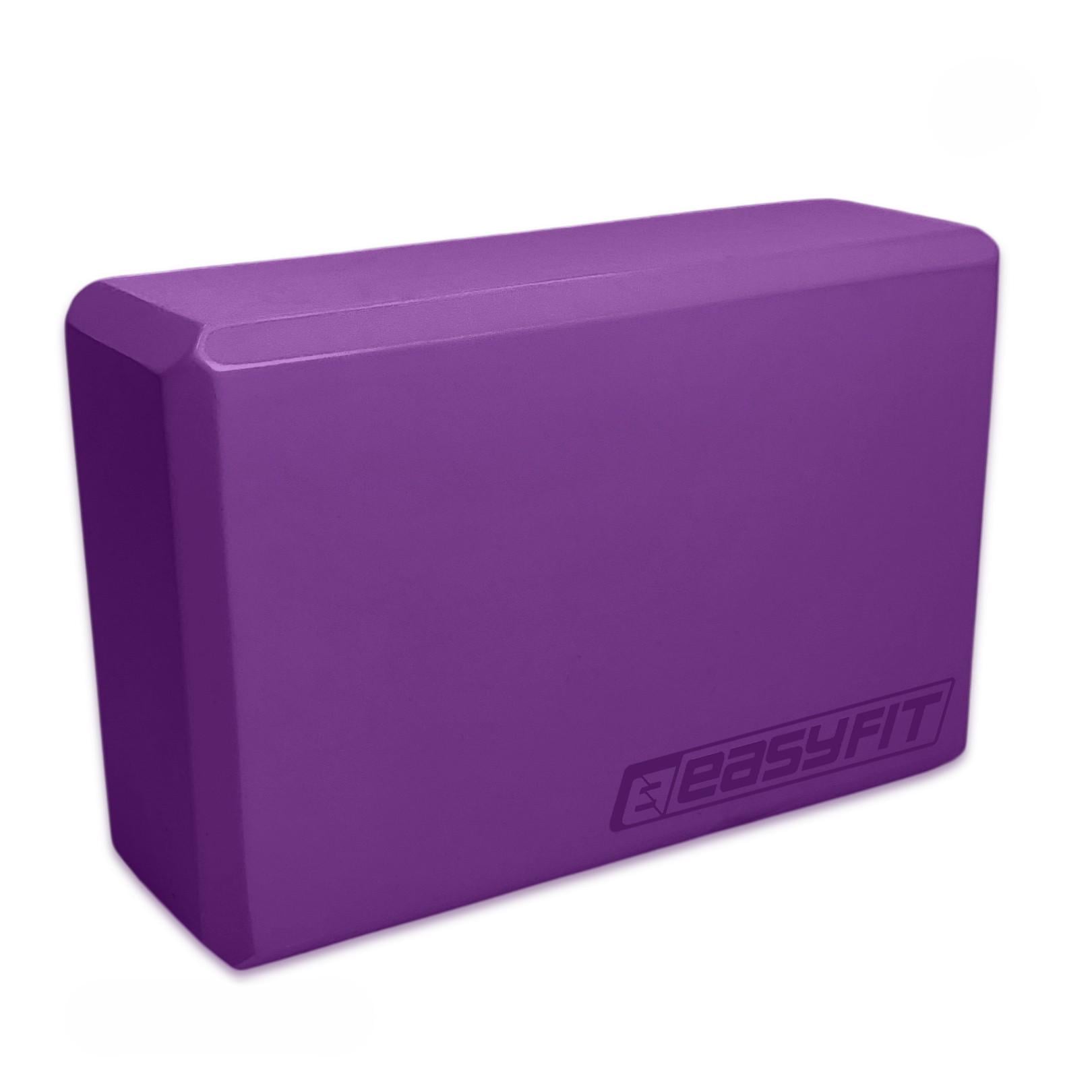 Блок для йоги EasyFit EVA 23х15,5х7,5 см Фиолетовый (EF-YB200Pu) Блок для йоги EasyFit EVA 23х15,5х7,5 см Фиолетовый (EF-YB200Pu)
