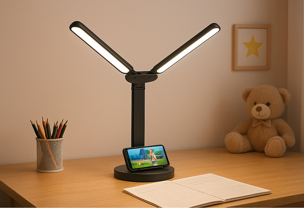 Настольная лампа аккумуляторная Digad 1960 LED сенсор Черный