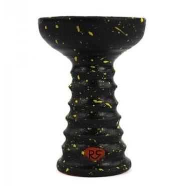 Чаша для кальяну RS Bowls Ideal SI Чорний матовий/Жовтий (12256)