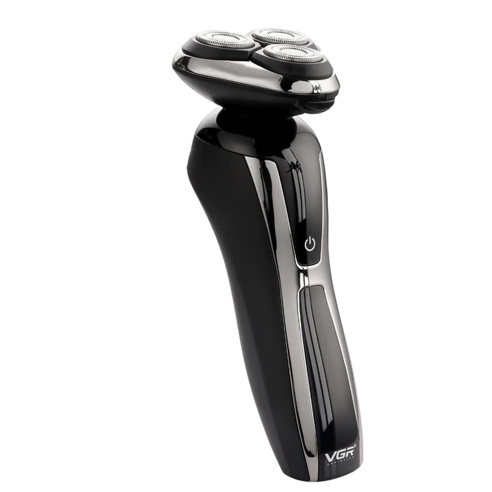 Бритва електрична безпровідна роторна для чоловіків акумуляторна VGR V-309 (120.491)