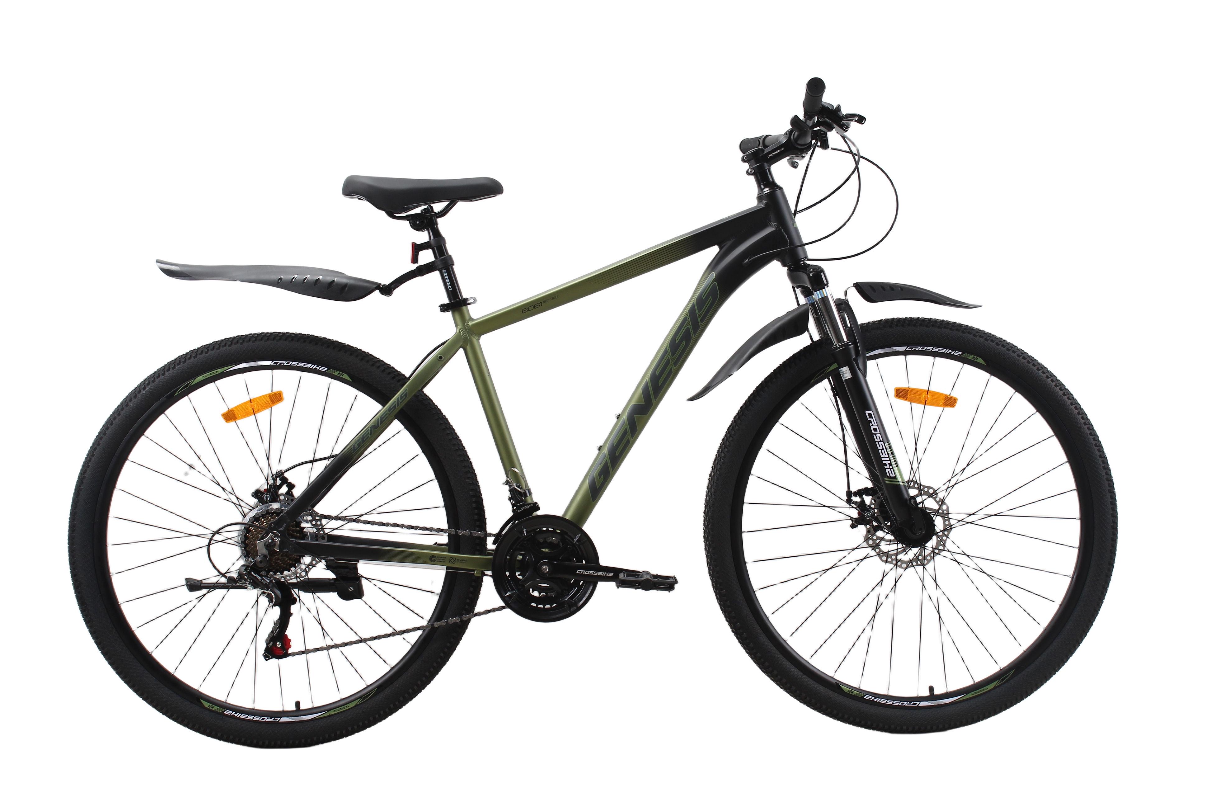Велосипед Crossbike Genesis 29" 19" Черно-зеленый