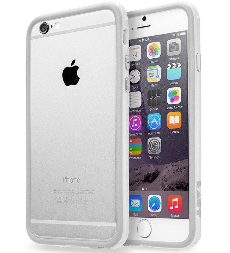Чехол-бампер LAUT LOOPIE Bumper for iPhone 6/6S, White (LAUT_iP6_LP_W)