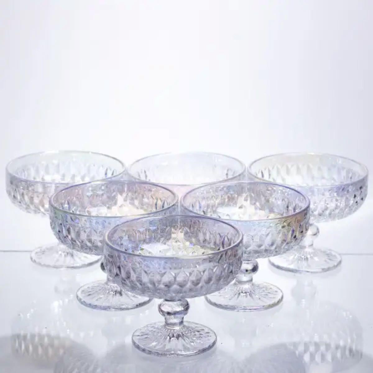 Набор креманок на ножке 6 шт. Rainbow (HP-19-257)