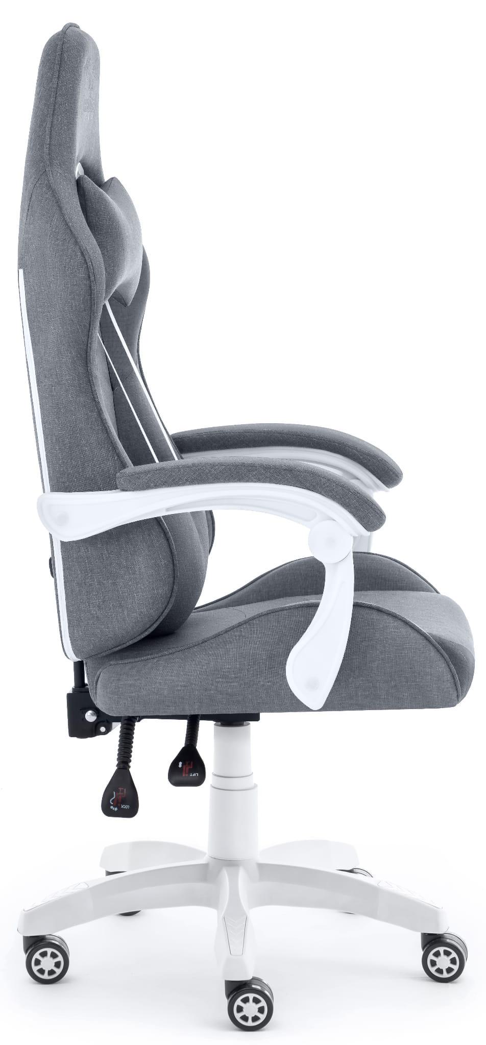 Кресло компьютерное Hell's Rainbow тканевое Gray (5904204981651) - фото 3