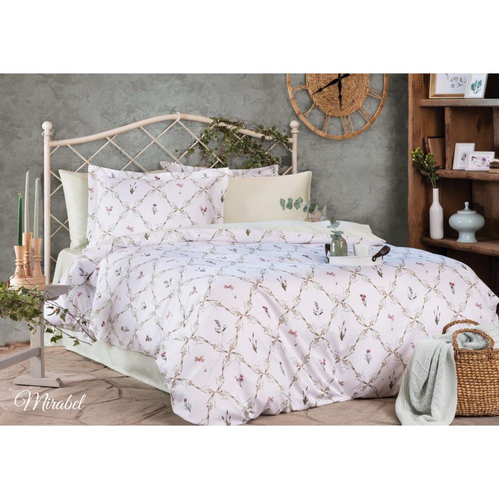 Комплект постільної білизни Tivolyo Home Mirabel делюкс сатин полуторний (2000022283265) - фото 3