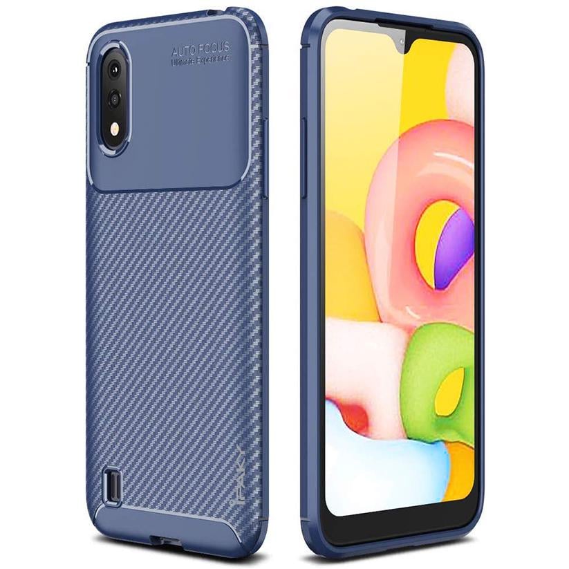 TPU чехол iPaky Kaisy Series для Samsung Galaxy A01 Синий