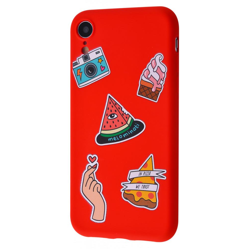 Чохол WAVE Fancy case TPU для iPhone XR Color style watermelon/Red з малюнком
