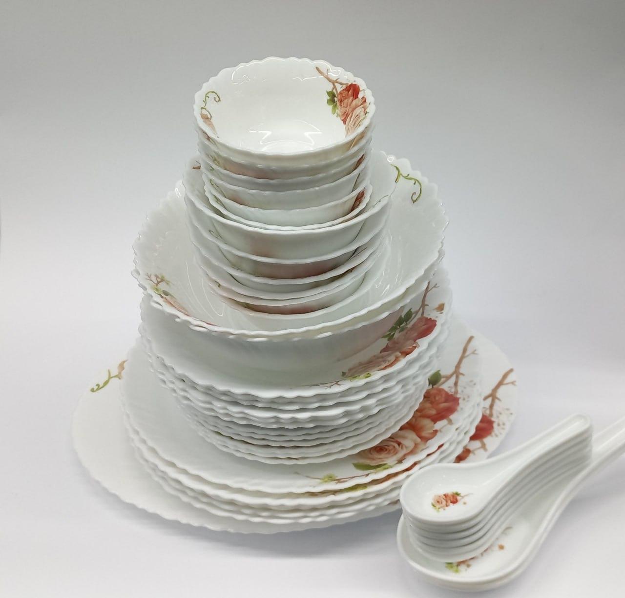 Набір столового обіднього посуду Rainberg на 6 персон 41 пр. (RB-2436)