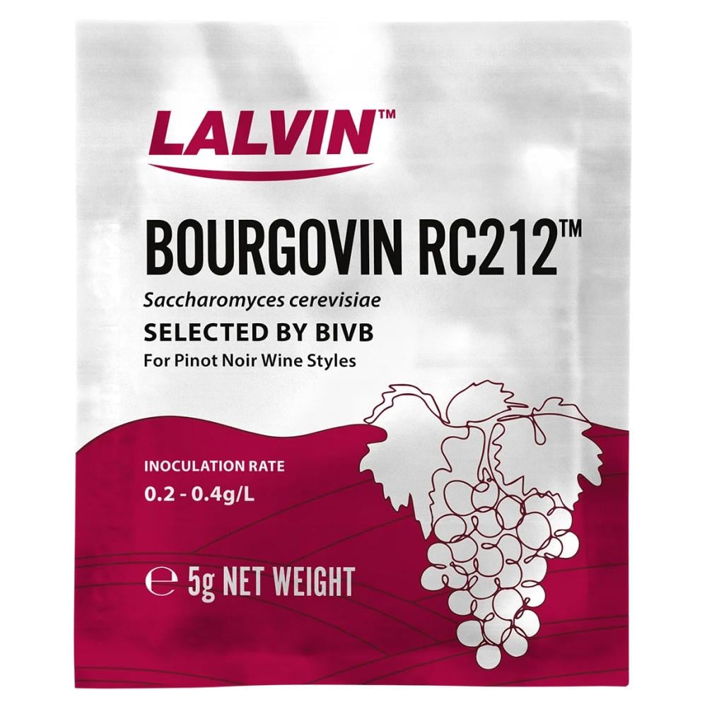 Дрожжи винные Lalvin Burgundy RC212 5 г (26607445)