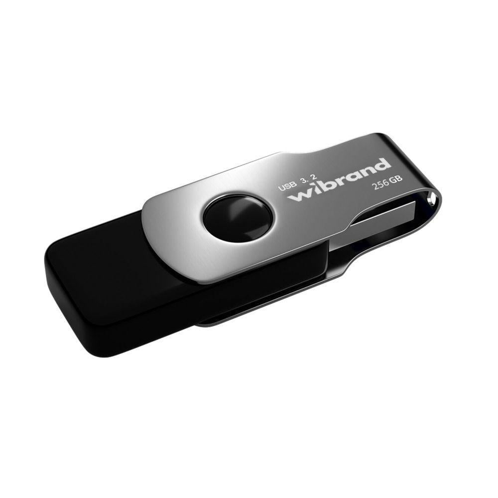 Флеш-пам'ять USB Wibrand Lizard Gen1 3.2 256 Гб Чорний (3001624190)