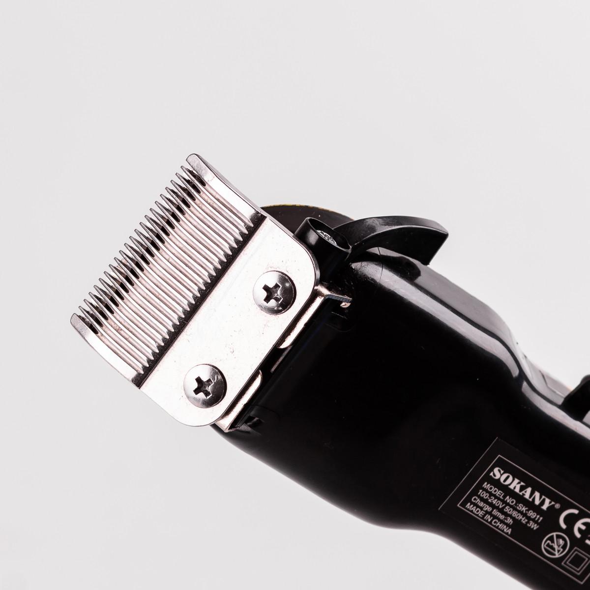 Машинка для стрижки Sokany SK-9911 4 насадки (3112) - фото 7 Машинка для стрижки Sokany SK-9911 4 насадки (3112) - фото 7