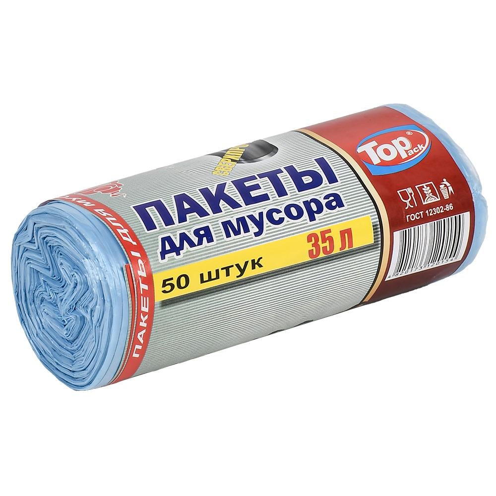 Мусорные пакеты Top Pack 35 л 50 шт. 50х60 см (TP4-102-6)