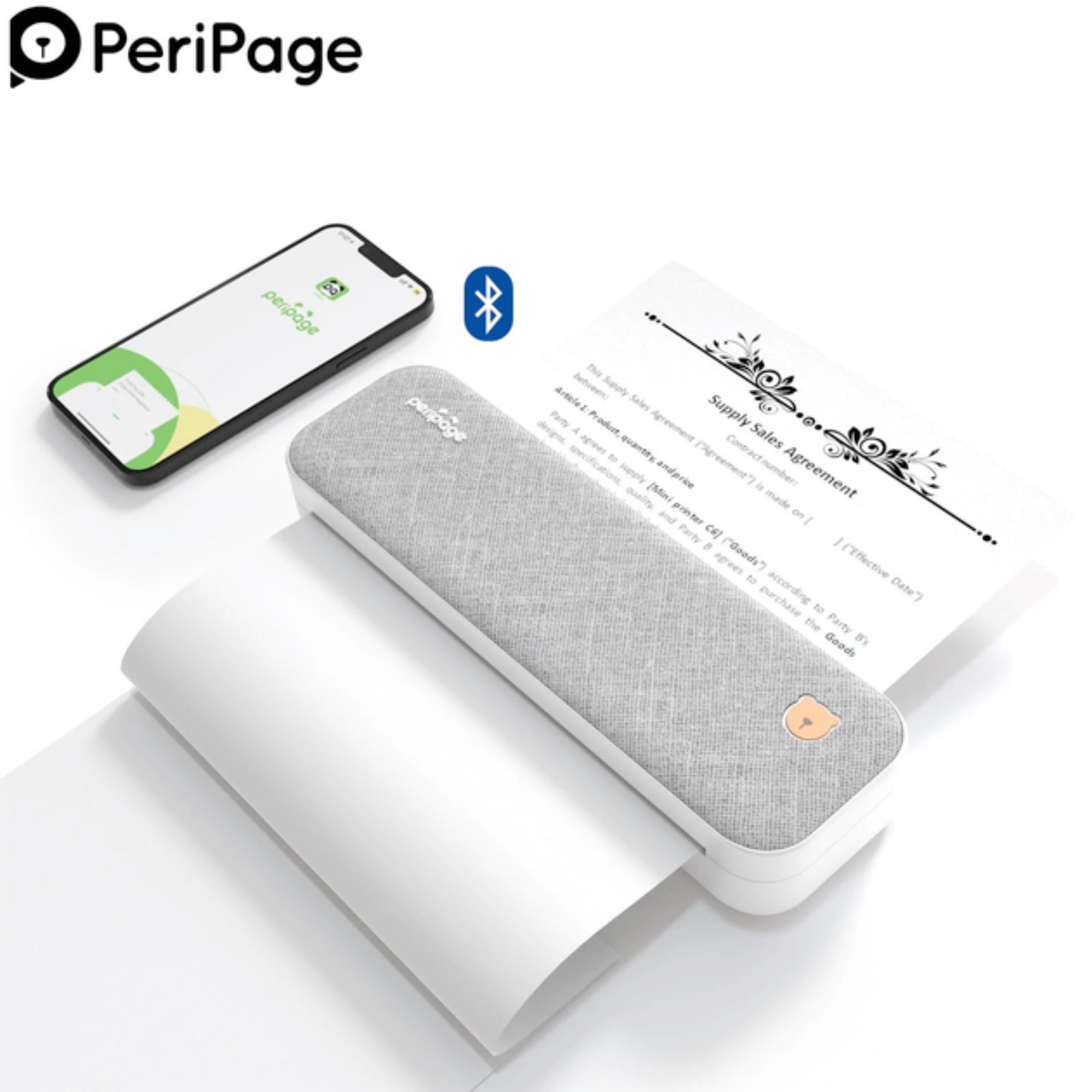 Термопринтер PeriPage A40 Bluetooth 2600 mAh для тату/эскизов/документов (23707055) - фото 5