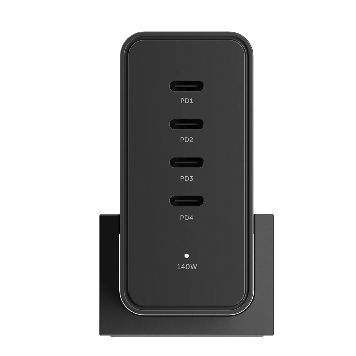 Сетевое зарядное устройство Native Union Fast GaN Charger PD 140W Desktop USB-C 4-Port Black (FAST-PD140-BLK-E - фото 2
