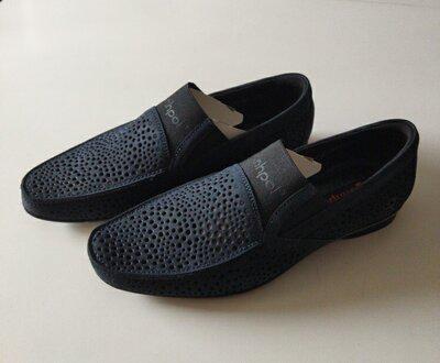 Туфлі чоловічі ConhpoL шкіряні з перфорацією р. 39