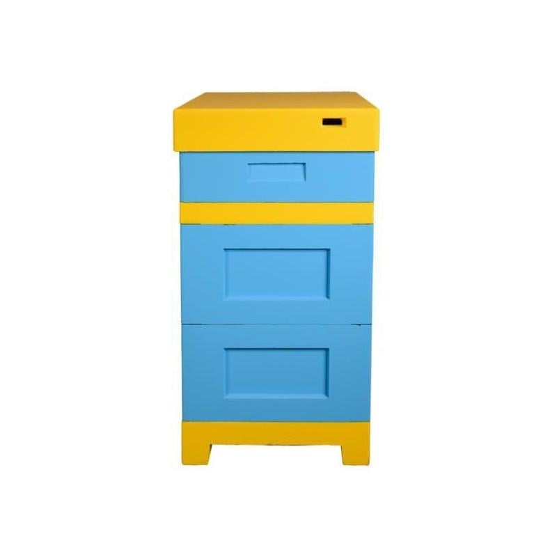 Вулик пінополістирольний Lyson Рута на 10 рамок з гігієнічним дном фарбований - фото 3