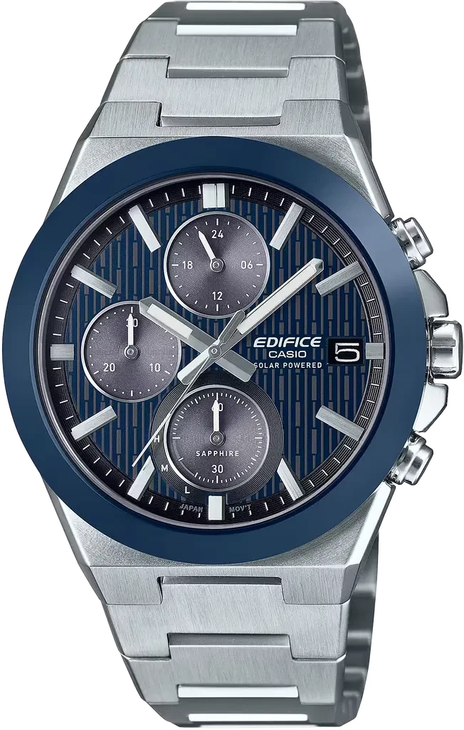 Мужские наручные часы Casio Edifice EFS-S650D-2AEF Casio Collection на солнечной батарее с сапфировым стеклом и водозащитой 100 м (3100234226)