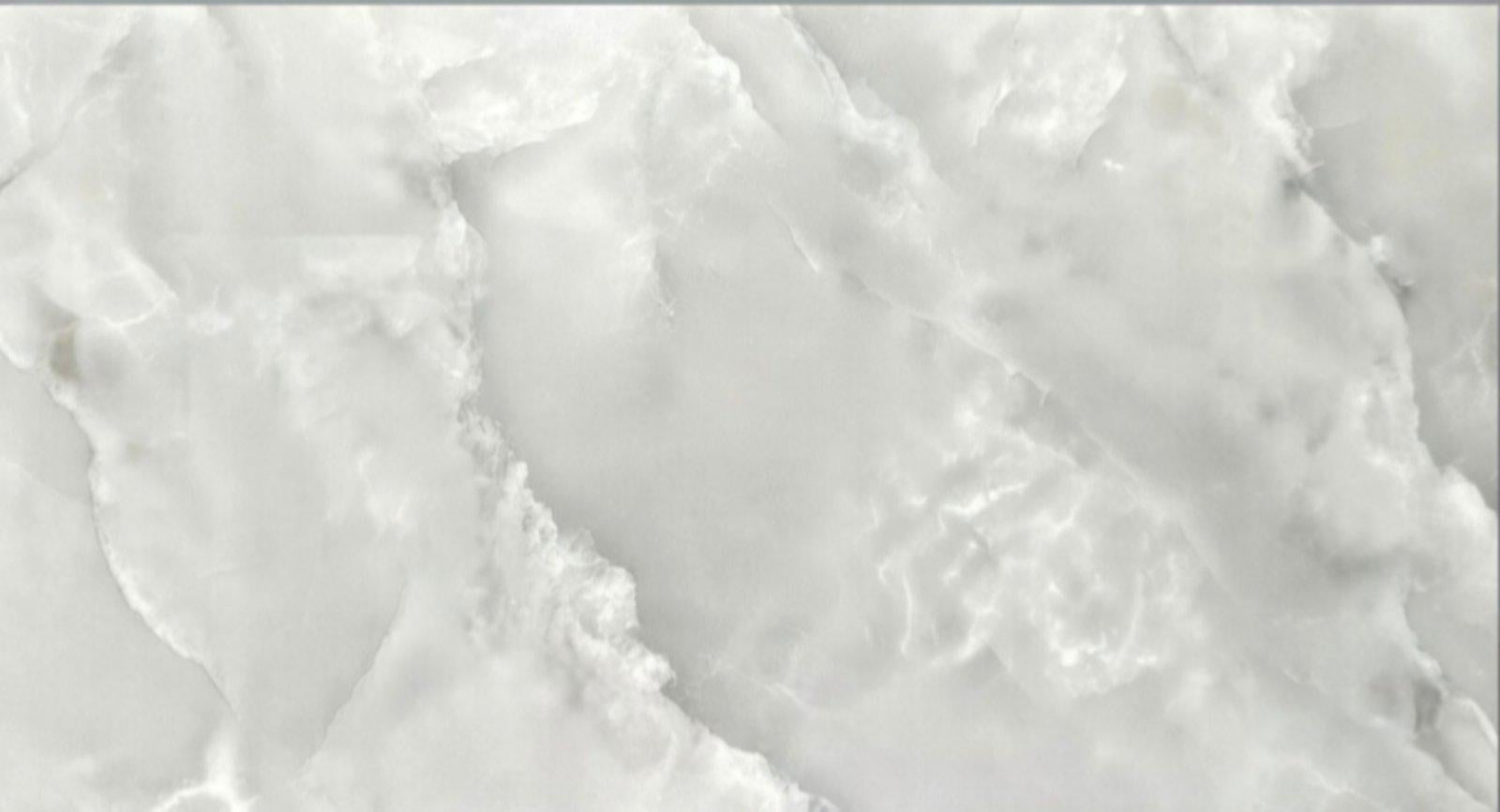 Декоративні самоклеючі панелі для стін мармур глянець вініл 600х300х2 мм Світло-сірий (F025)