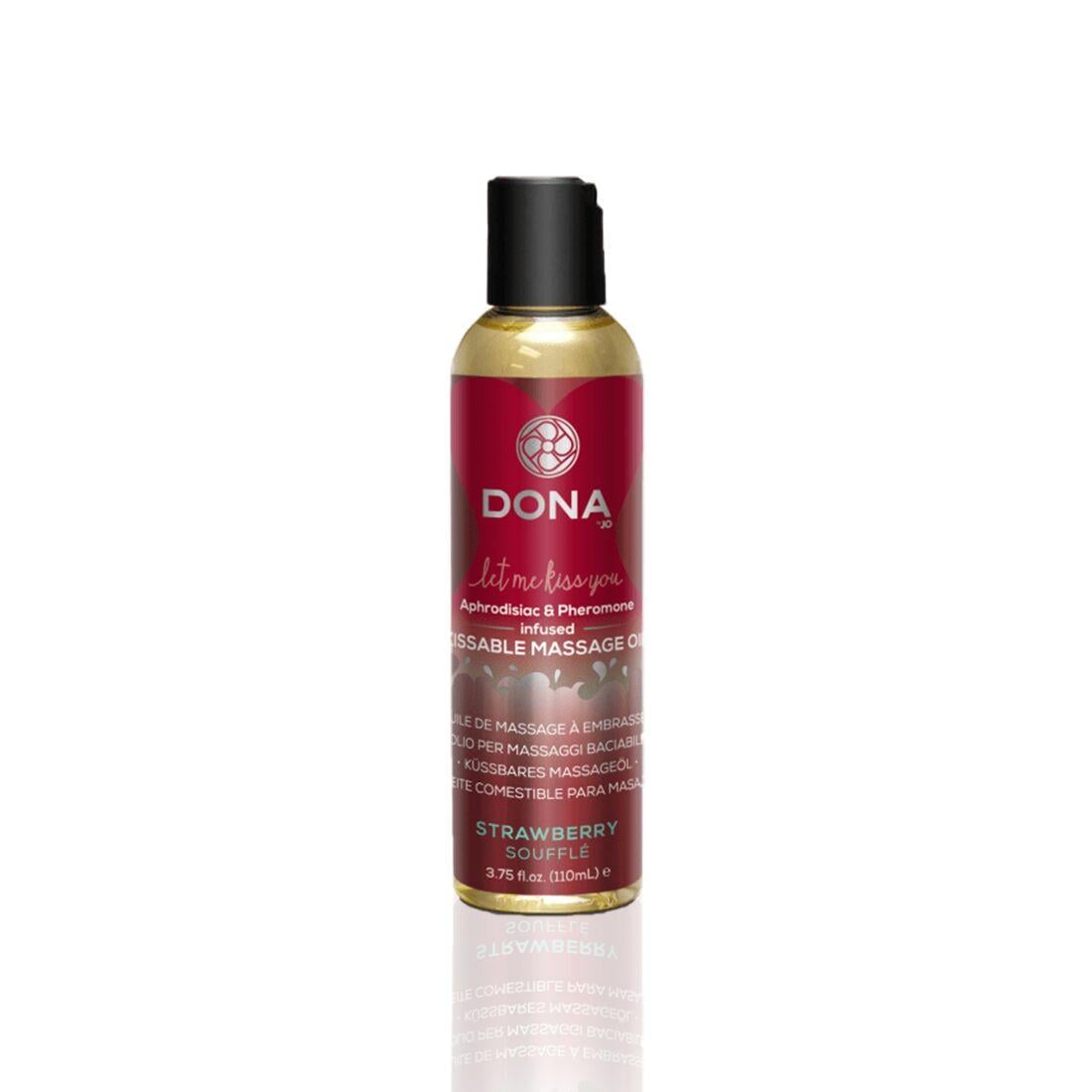 Масло массажное Dona Kissable Massage Oil Strawberry Souffle 110 мл (SO1537) Масло массажное Dona Kissable Massage Oil Strawberry Souffle 110 мл (SO1537)