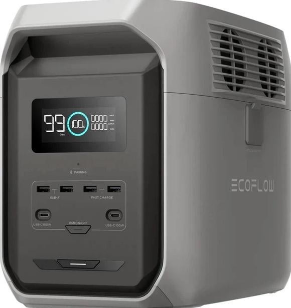 Зарядна станція Ecoflow Delta 3 1024-EU LiFePO4 1800 Вт 1024 Вт/год (31376570) - фото 3 Зарядна станція Ecoflow Delta 3 1024-EU LiFePO4 1800 Вт 1024 Вт/год (31376570) - фото 3
