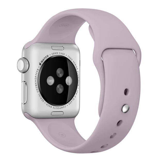 Ремешок силиконовый Sport Band для Apple Watch 42/44/45/49 мм Lavender (212-00688) - фото 3