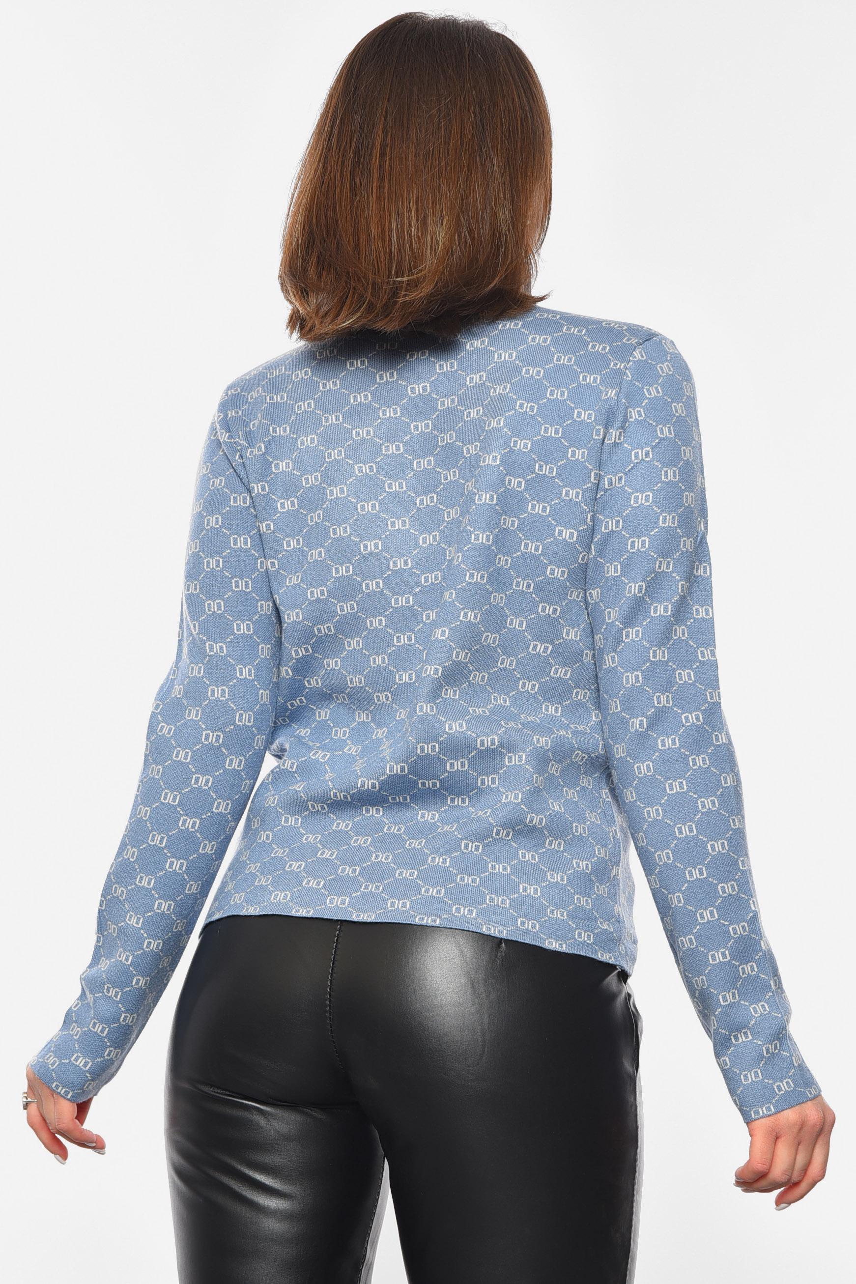 Светр жіночий S-M Блакитний (192397) - фото 3 Светр жіночий S-M Блакитний (192397) - фото 3