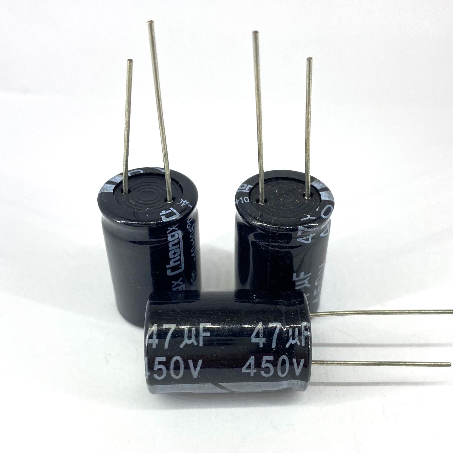 Электролитические конденсаторы ChongX 47 мкф 450V 16x25 мм 105 °C (5400)
