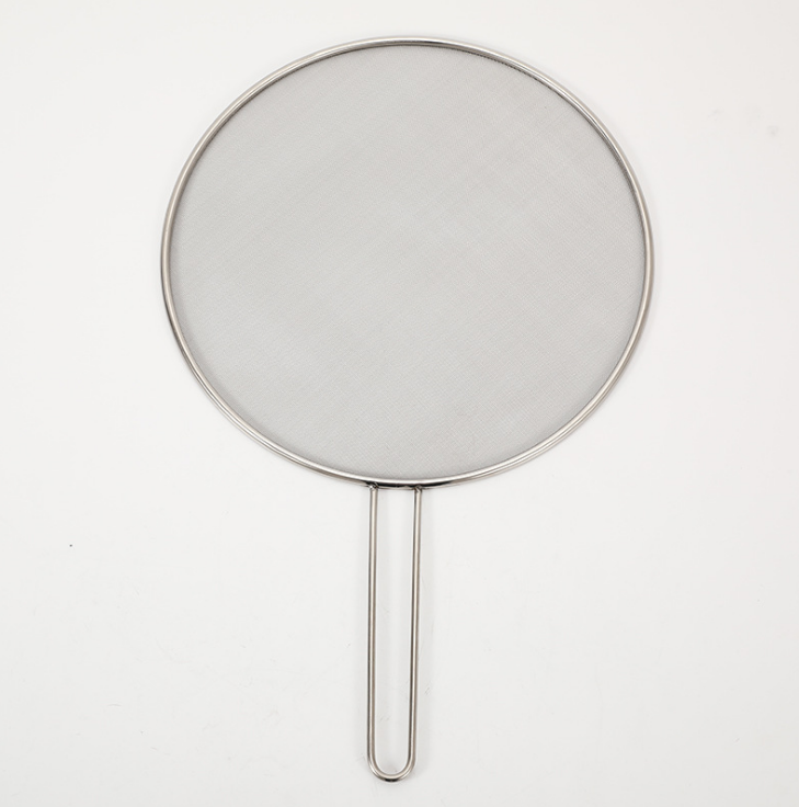 Екран від бризок з ручкою на сковороду 19 см (2783400572) - фото 1 Екран від бризок з ручкою на сковороду 19 см (2783400572) - фото 1