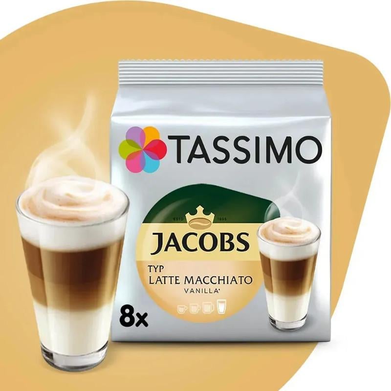 Набір кави в капсулах Tassimo Jacobs Latte Macchiato Vanilla 32 Кава в капсулах - фото 3