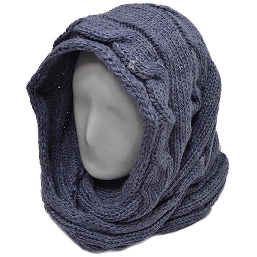 Хомут вязаный Lirus Симона шерстяной Джинс Хомут вязаный Lirus Симона шерстяной Джинс