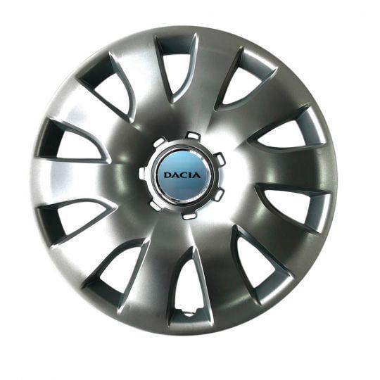 Колпаки автомобильные SKS 425 R16 с логотипом Dacia 4 шт. Серебристый