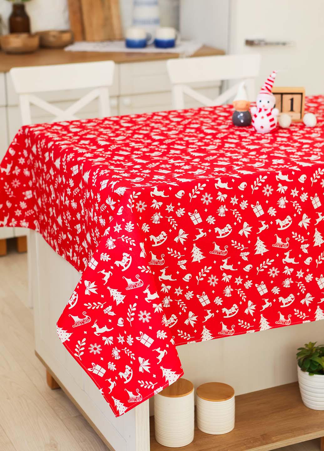 Скатерть новогодняя Новогоднее настроение 180x150 см (ннс18)
