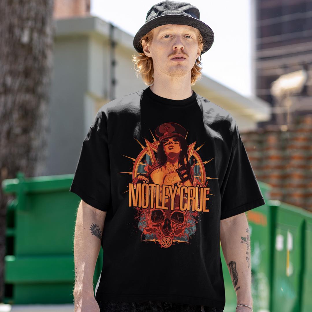 Футболка унисекс Motley Crue MC Girl XL Черный (32701030)