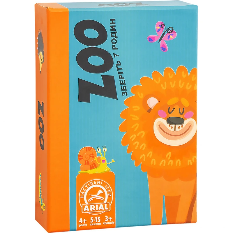 Настільна гра Зоо Arial 911326 українською мовою Настільна гра Зоо Arial 911326 українською мовою