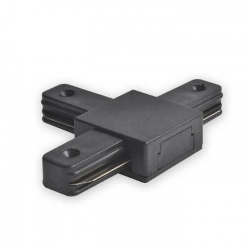 Конектор посилений Т-подібний Feron 6590 LD1103 для однофазного шинопроводу Чорний Конектор посилений Т-подібний Feron 6590 LD1103 для однофазного шинопроводу Чорний