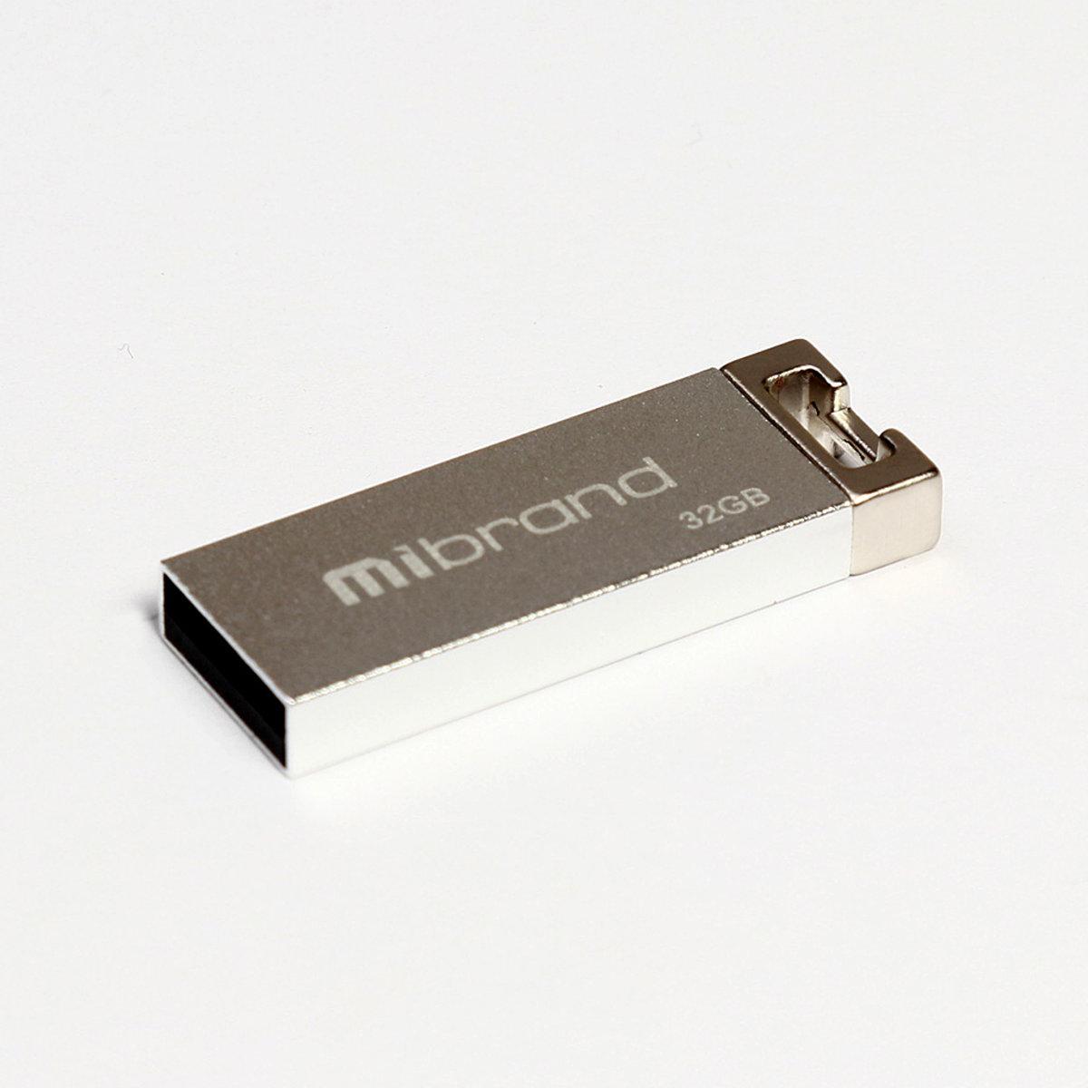 Флеш-память для ноутбука Flash Mibrand USB 2.0 Chameleon 32Gb Silver (MI2.0/CH32U6S)