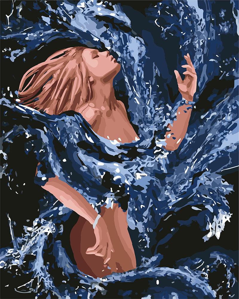 Картина по номерам Идейка "В волне" 40х50 см (KH4720)