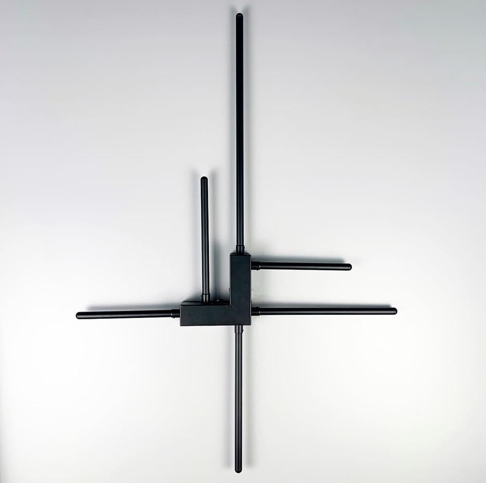 Бра минималистичное на 6 рожков (WJ 7214/6 BK)