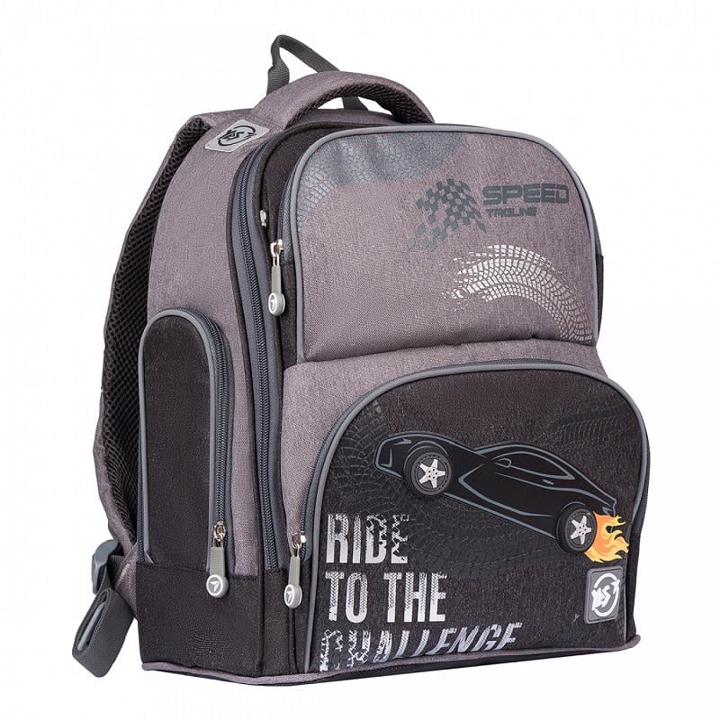 Рюкзак школьный каркасный Girl Juno Max Ride to the Challenge S-30 с ортопедической спинкой 36х27х17 см (5587)