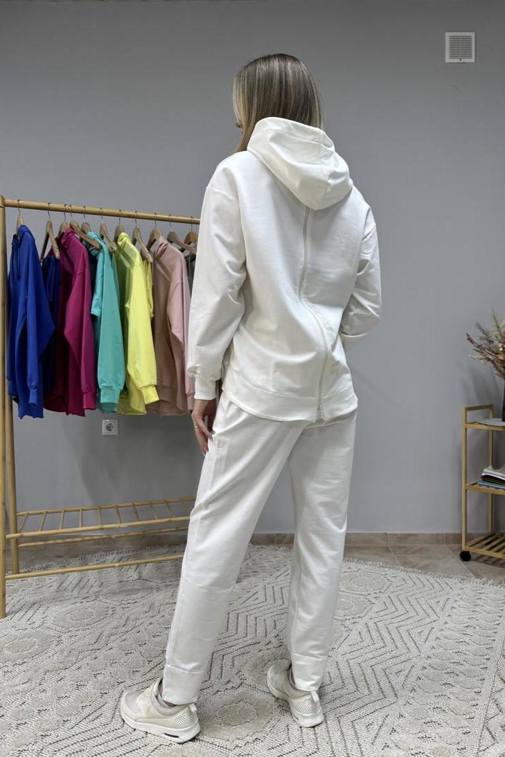 Костюм женский 2-х на замке М82.1 S Кремовый (918-1-60) - фото 5