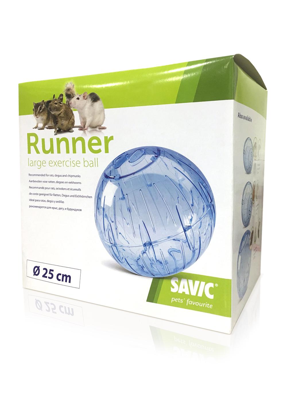 Шар для грызунов Savic Runner Large прогулочный 25 см Синий (0198)