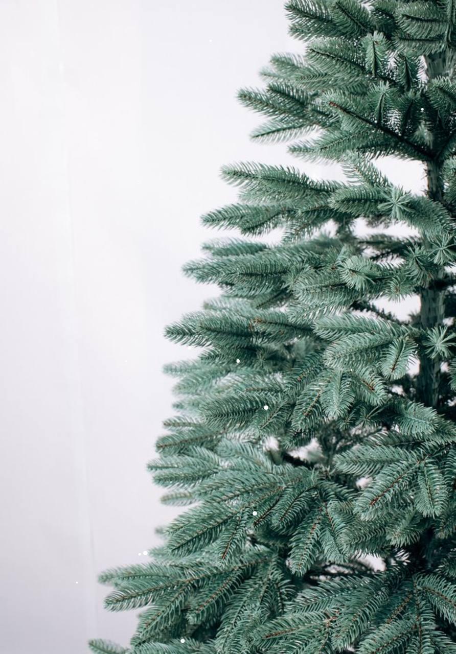 Штучна ялинка Бельгійська лита з металевою підставкою 1,50 м Блакитний (NYT15122) - фото 5