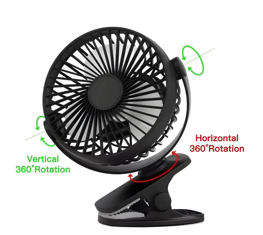 Вентилятор-прищіпка настільний з підставкою та затискачем TGX-210 (2479517713) - фото 9 Вентилятор-прищіпка настільний з підставкою та затискачем TGX-210 (2479517713) - фото 9