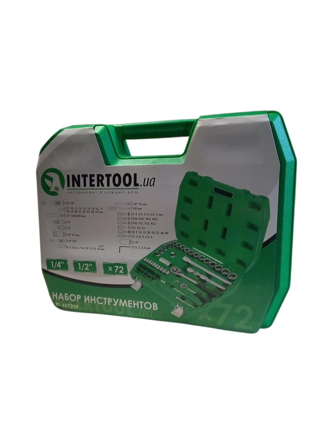Набор инструментов Intertool ET-6072SP (26230638) - фото 3 Набор инструментов Intertool ET-6072SP (26230638) - фото 3