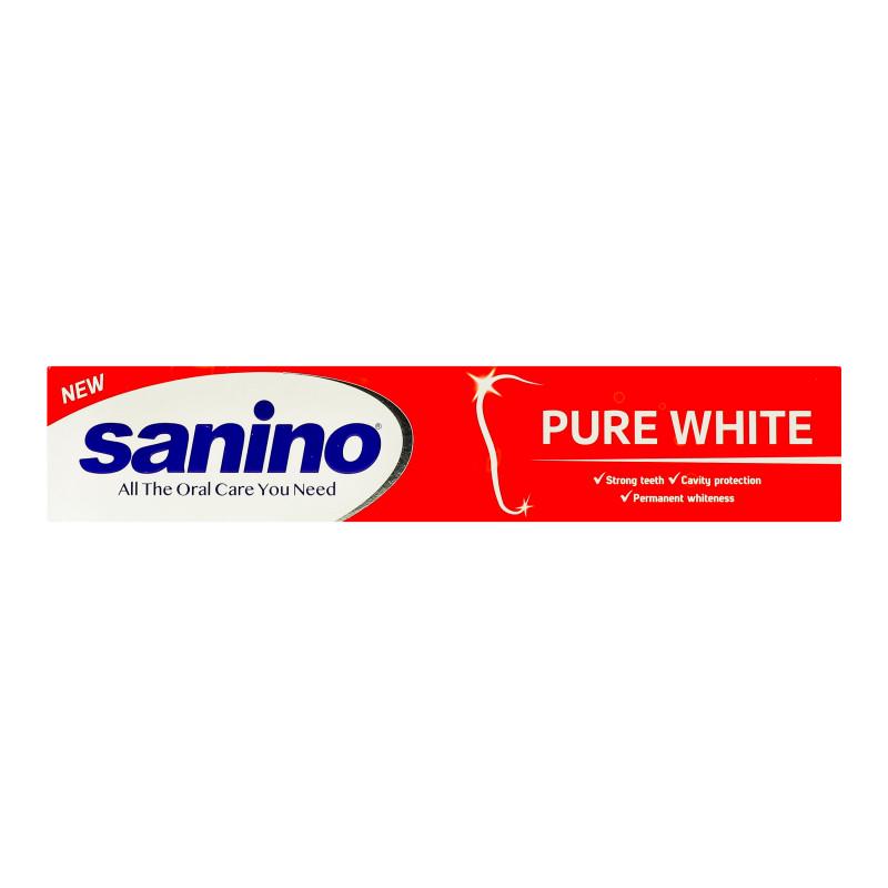 Зубна паста SANINO Відбілююча PURE WHITE 90 мл (8690506545109)